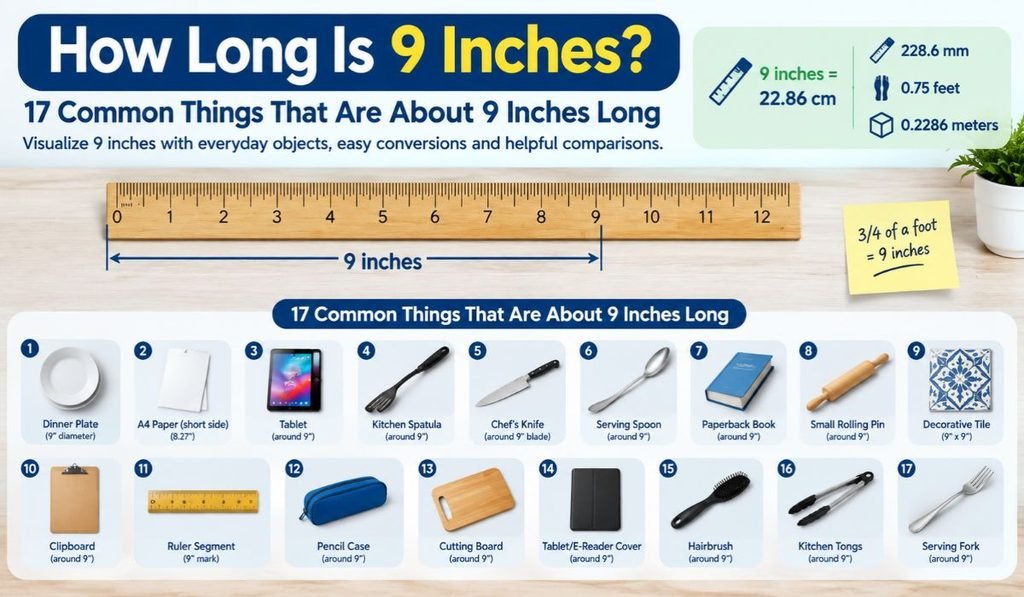 How Long Is 9 Inches