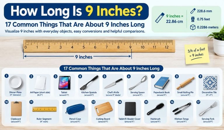 How Long Is 9 Inches