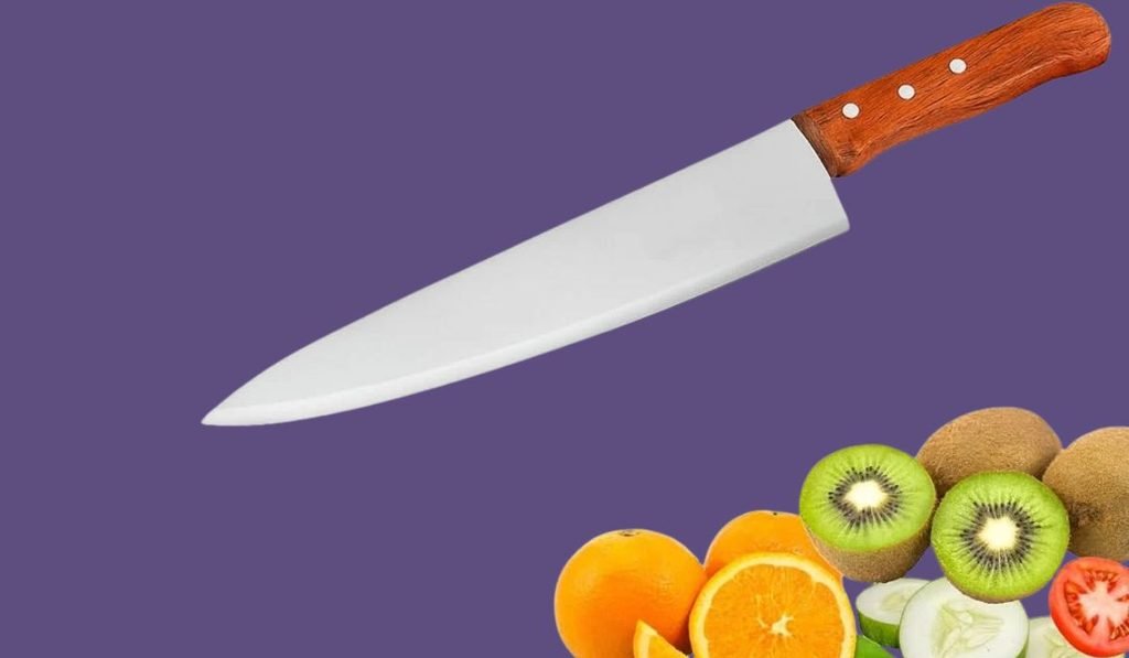 A Kitchen Knife With a 6-Inch Blade